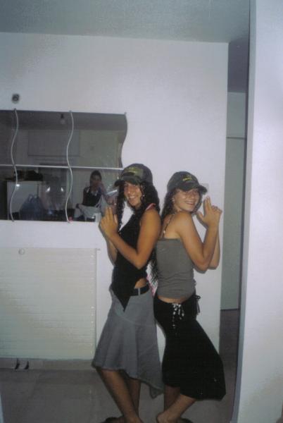 moi et audelia quand onn se la péter
